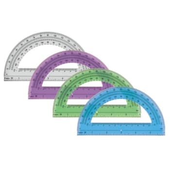 Image for Office Depot® Clear Semicircular Protractor 6" from HD Supply