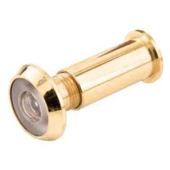 Defender Security 9/16in Bore 200-Degree Solid Brass Bright Brass , Door Viewer