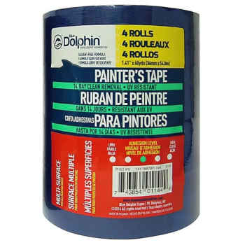 Blue Dolphin Blue Painter's Tape 1.41" x 60 yds. Case Of 32