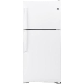 GE® 21.9 Cu. Ft. Top-Freezer White Refrigerator