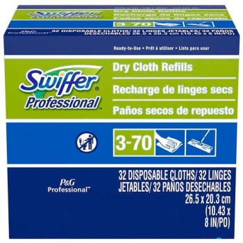 Image for Swiffer Dry Refill Disposable Dust & Mop Cloth, White (6-Case) from HD Supply