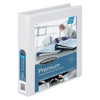 Image for Wilson Jones® Premium One-Touch White 1-1/2" Round Ring View Binder from HD Supply