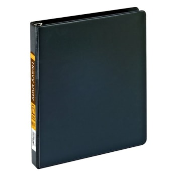 Image for Office Depot® Black Heavy-Duty 1" D-Ring Binder from HD Supply