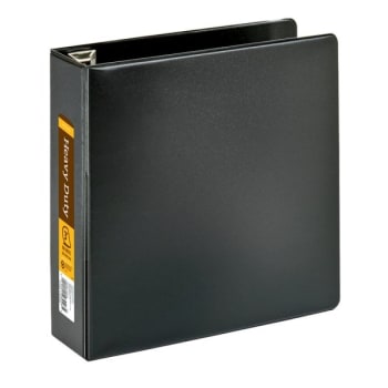 Image for Office Depot® Black Heavy-Duty 3" D-Ring Binder from HD Supply