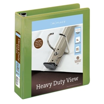 Office Depot® Army Green Heavy-Duty 2" D-Ring View Binder
