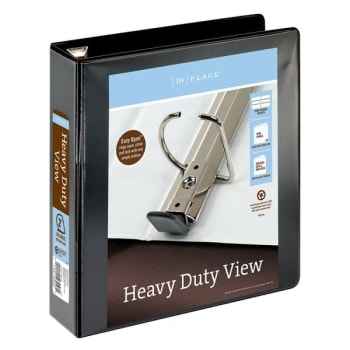 Image for Office Depot® Black Heavy-Duty 2" D-Ring View Binder from HD Supply