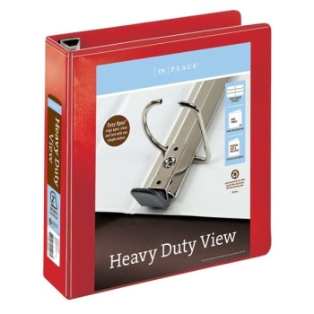 Office Depot® Red Heavy-Duty 2" D-Ring View Binder