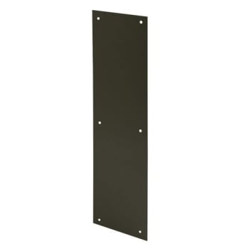 Image for Dr Push Plate, 4in X 16in, Bronze Ed, Alum from HD Supply