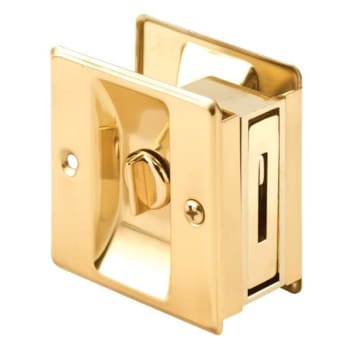 Image for Polished Brass Privacy Lk W/ Pull Pocket Dr Lk from HD Supply