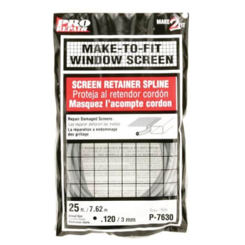 Image for Make 2 Fit 1/8in X 25 Ft. Gray Spline Roll from HD Supply