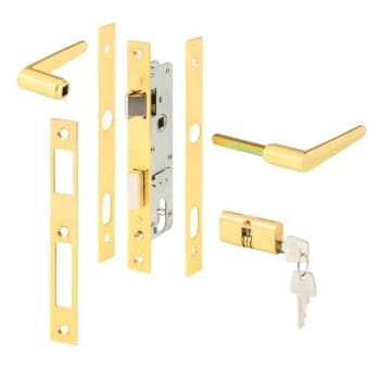 Storm Dr Mortise Lk, Brass , 5 Pin Tumbler