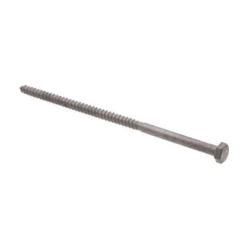 Image for Hex Lag Screws, 1/4in X 6in, A307 Galv Steel, Package Of 15 from HD Supply