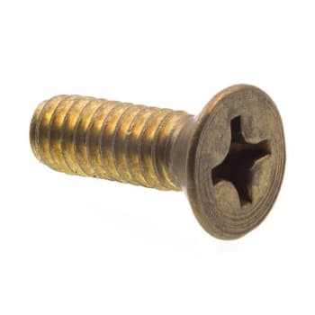Machine Screws, Phil Dr, 1/4in-20 X 3/4in, Brass, Package Of 50