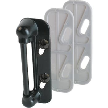 Image for Spring Type Screen Door Strike Plate, Black, Package Of 2 from HD Supply