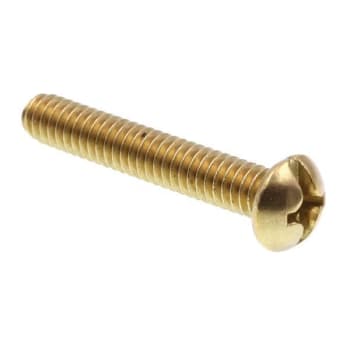 Image for Machine Screws, Rd Hd, Phil/Slot Comb Dr, Brass, Package Of 25 from HD Supply