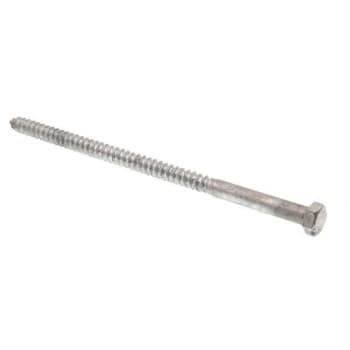 Image for Hex Lag Screws, 3/8in X 8in, A307 Galv Steel, Package Of 10 from HD Supply