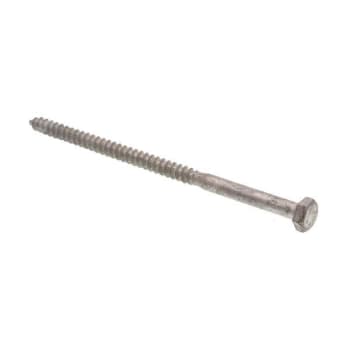 Image for Hex Lag Screws, 1/4in X 5in, A307 Galv Steel, Package Of 100 from HD Supply