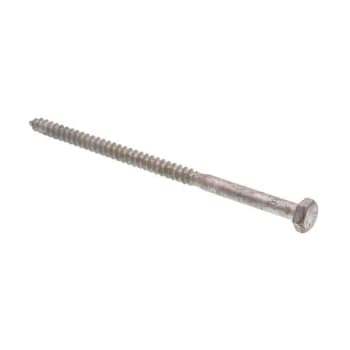 Image for Hex Lag Screws, 1/4in X 5in, A307 Galv Steel, Package Of 15 from HD Supply