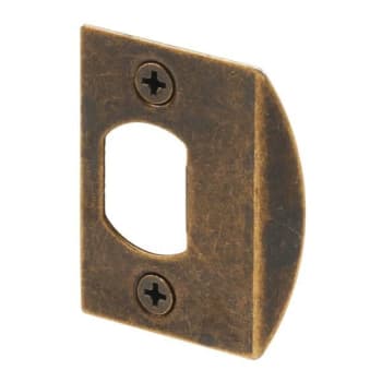 Image for Standard Latch Strike, 1-5/8in, Steel, Antique Brass, Package Of 2 from HD Supply