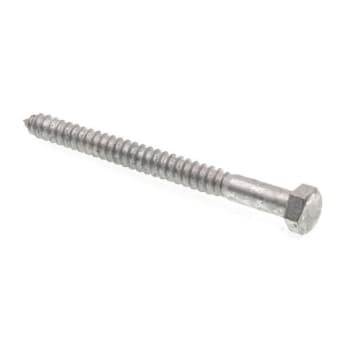 Image for Hex Lag Screws, 1/2in X 6in, A307 Galv Steel, Package Of 25 from HD Supply