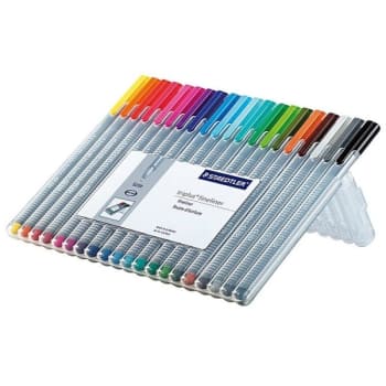 Image for Staedtler® Triplus Multi-Color 0.33mm Fineliner Porous Point Pen, Package Of 20 from HD Supply