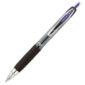 Image for Uni-Ball® 207 Purple W/black Barrel Fraud Prevention Gel Pen .7mm, Package Of 12 from HD Supply
