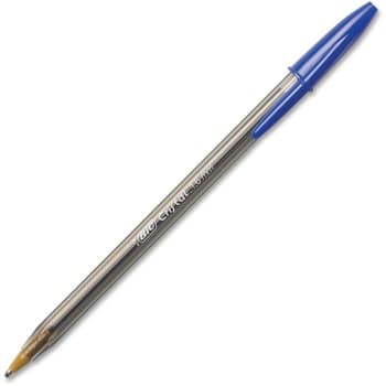 Image for Bic® Blue W/clear Barrel Cristal Stick Bold Point Ballpoint Pen 1.6mm (24-Box) from HD Supply