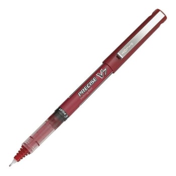 Image for Pilot Precise V7 Red/red Fine Point Rollerball Pen 0.7mm, Package Of 12 from HD Supply