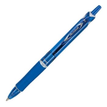 Image for Pilot Acroball Blue W/translucent Blue Barrel Hybrid Gel Pen 1mm, Package Of 12 from HD Supply