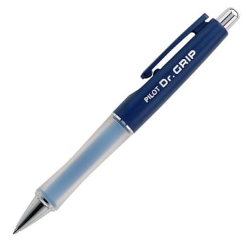 Image for Pilot Dr.Grip Blue/Blue Medium Point Retractable Ballpoint Pen 2/Pkg from HD Supply