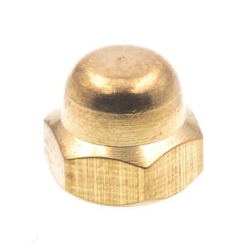 Image for Acorn Cap Nuts, #8-32, Brass, Package Of 10 from HD Supply