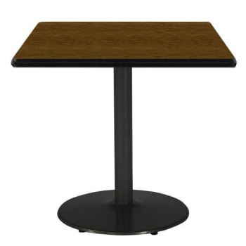 Image for KFI Seating 30 in Square Cafe Table (Walnut) from HD Supply