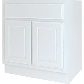 Image for Seasons® 30"W X 32.5"H X 21"D White Bath Vanity Cabinet from HD Supply