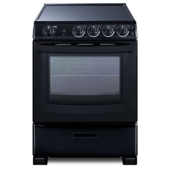Image for Summit Appliance 24 Smooth Electric Range In Black from HD Supply