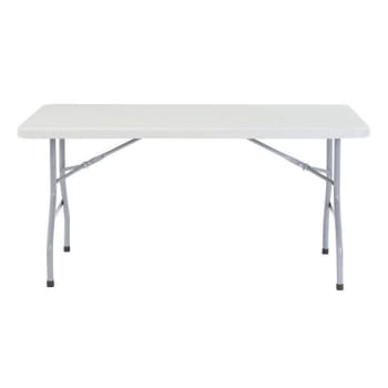 Image for National Public Seating® Rectangle Folding Table 30hx30wx60"l Gray Speckled from HD Supply