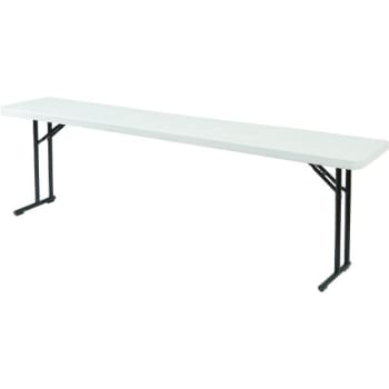 Image for National Public Seating® Rectangle Folding Table 30Hx18Wx60L" Gray Speckled from HD Supply