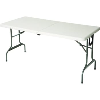 Image for Rectangle Fold N Roll Table 29Hx30Wx72"L Gray Speckled from HD Supply