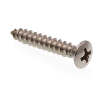 Image for Sheet Metal Screws, #8 X 1in, Gr 18-8 Ss, Package Of 100 from HD Supply