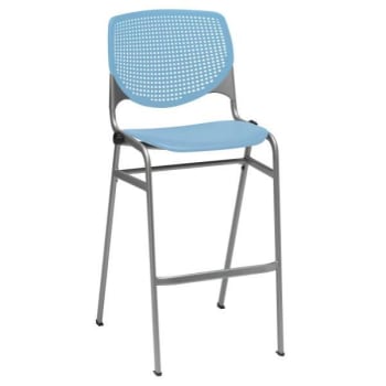 Image for Kfi Seating Kool Stack Barstool, Sky Blue from HD Supply