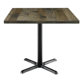 Image for Kfi Seating Urban Loft 36 X 36 X 29 In Square Vintage Wood Break Room Table (barnwood) from HD Supply