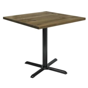 Image for Kfi Seating Urban Loft 42 Inch Square Vintage Wood Break Room Table, Natural from HD Supply