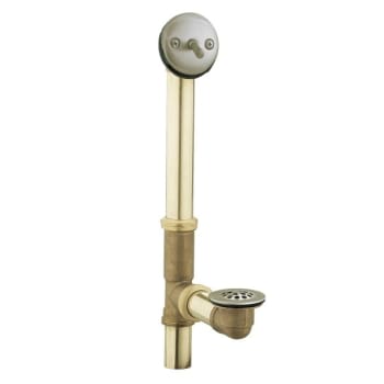 Image for Moen Brushed Nickel Tub Drain with Trip Lever from HD Supply