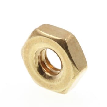 Image for Machine Screw Hex Nuts, #10-24, Brass, Package Of 50 from HD Supply
