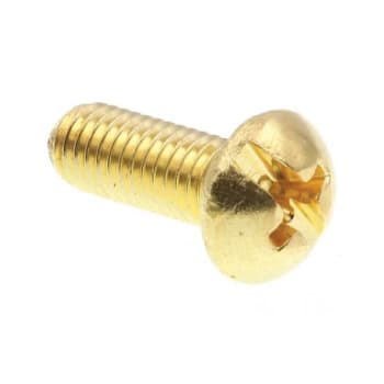 Image for Machine Screws, Rd Hd, Phil/slot Comb Dr, #10, Brass, Package Of 25 from HD Supply
