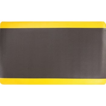 Image for Apache Mills Supreme SlipTech 3 x 10 ft. Anti-Fatigue Mat (Black/Yellow) from HD Supply