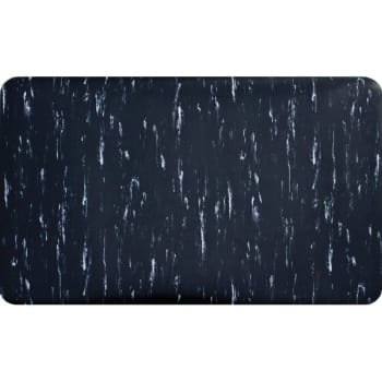 Image for Apache Mills Apache K-Marble Foot 3' x 5' Anti-Fatigue Black/White Floor Mat from HD Supply
