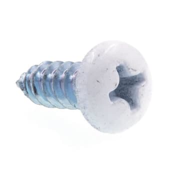 Image for Sheet Metal Screws, #8 X 1/2in, Zc Steel W/ White Hd, Package Of 25 from HD Supply