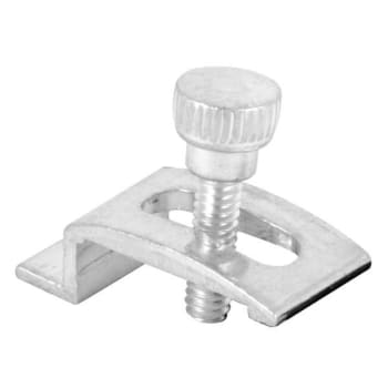 Image for Storm Door Panel Clip W/ Screws, 1/4in, Alum, Package Of 8 from HD Supply