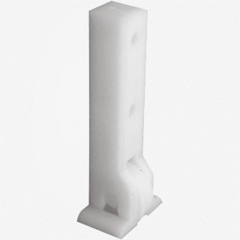 Sliding Window Roller Assembly W/ 7/16in Flat Nylon Wl, Package Of 4