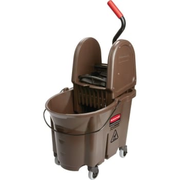 Image for Rubbermaid 32 Quart Plastic Mop Bucket w/ Down-Press Wringer from HD Supply